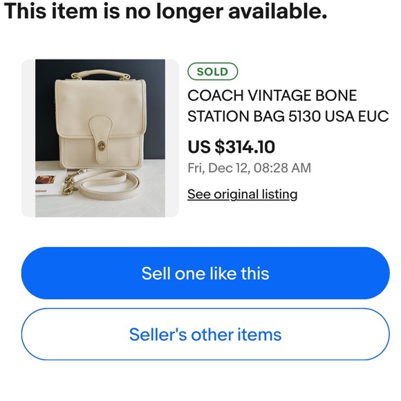 1996 Station Bag in Bone - Picture 15 of 16